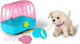 Baby geborener Welpe Glück – Hund mit Kiste