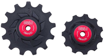 Bbb Cycling BBB Rollerboys Keramik Shimano GRX Schaltwerk-Räder-Set für Fahrräder, Silber, 11–13 Zähne