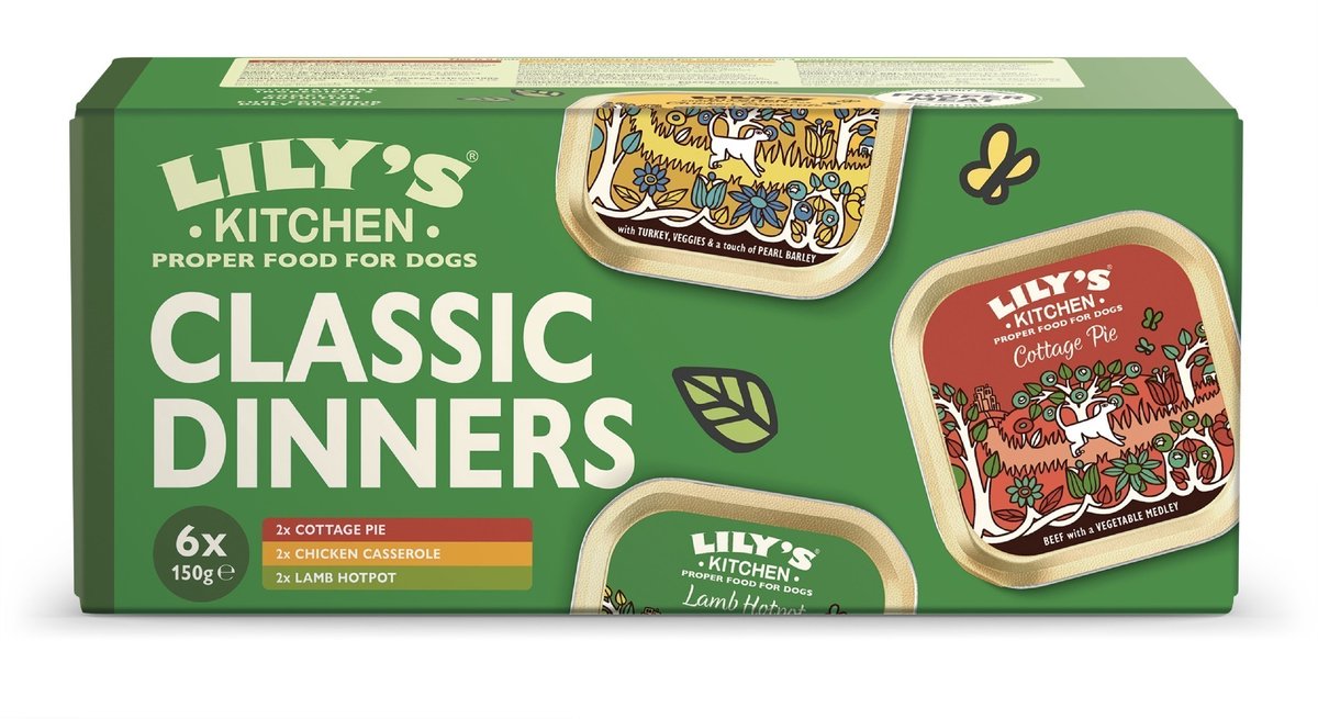 Lily's kitchen Dog adult dinners tray multipack