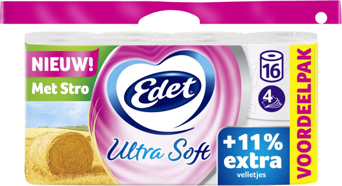 Edet ultra soft tp 4-lagig 3x16 (stroh)