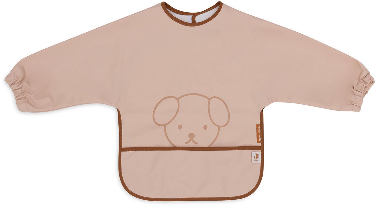 Jollein x Miffy – wasserdichtes Baby-Lätzchen mit Ärmel – Miffy Peekaboo Wild Rose