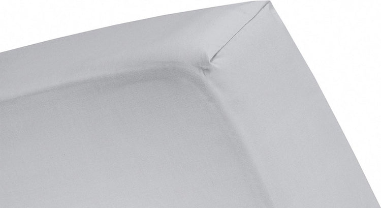 Cinderella-Spannbettlaken – geeignet für Boxspringbetten – Jersey – 180 x 200 cm – bis 25 cm – hellgrau