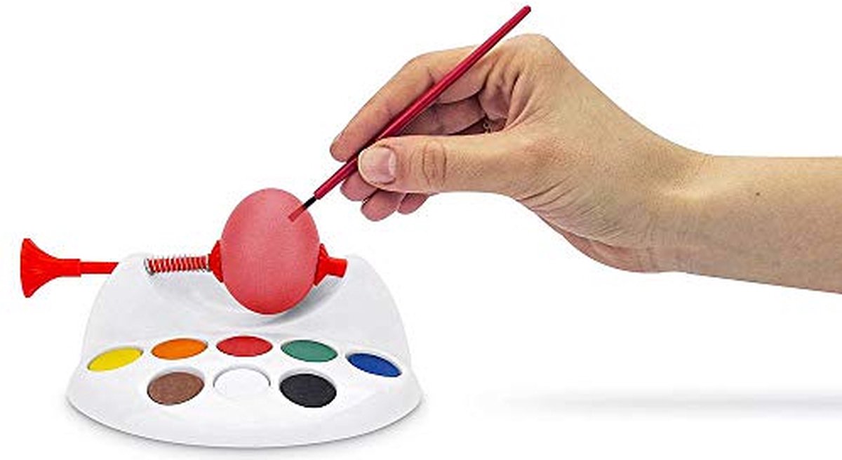 Bigbuy Kinder-Set für Aquarellmalerei, Osterei mit 8 Farben