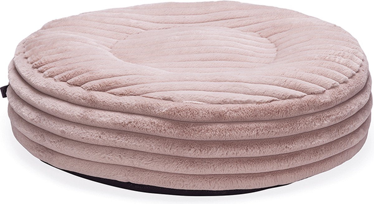 Entworfen von Lotte Reza – Hundekissen – rund – rosa – 80 x 80 x 20 cm