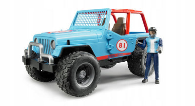 Bruder Jeep Cross Country Racer mit Fahrer