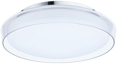 Paulmann Selection Badezimmer LED Deckenleuchte Luena IP44 3000k 860lm 230V 16,5W Glas, Chrom