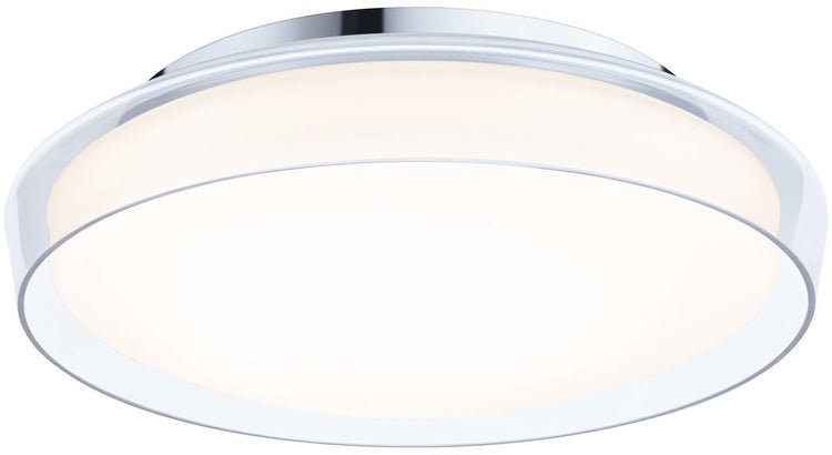 Paulmann Selection Badezimmer LED Deckenleuchte Luena IP44 3000k 860lm 230V 16,5W Glas, Chrom