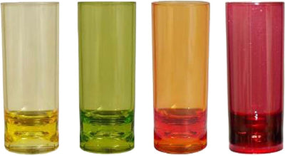 Gimex - Farblinie - Schnapsglas - Regenbogen - 40 ml - 4 Stück