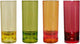 Gimex - Farblinie - Schnapsglas - Regenbogen - 40 ml - 4 Stück