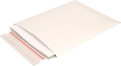 Cleverpack Briefumschlag B4 - 250x353mm Karton weiß - 5 Stück
