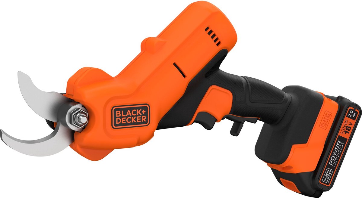 Black+Decker 18 V 2,0 Ah 25 mm Gartenschere – bcpp18d1-qw