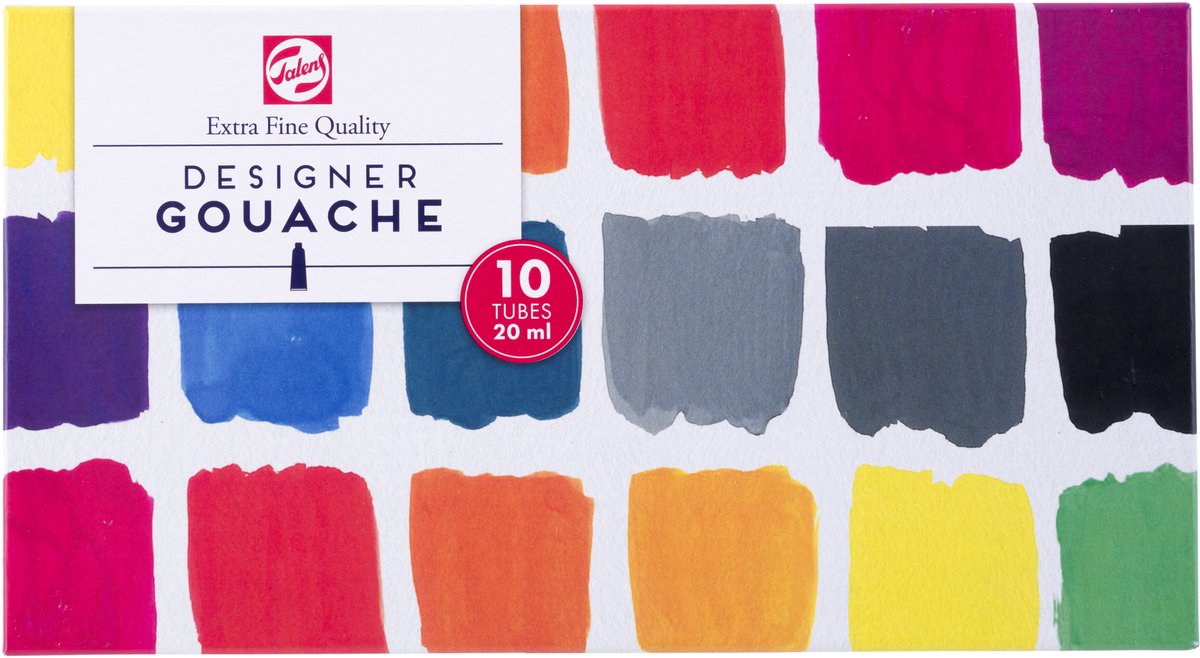 Talens • Gouache Extra Fine Basisset 10 x 20 ml Tuben