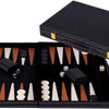 Backgammon 18 Brown und Elfenbein klassisches Brettspiel