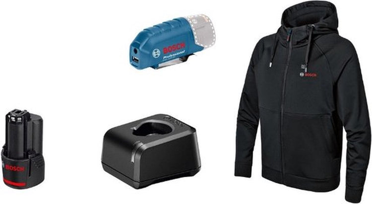 Bosch ghh 12+18v xa m Kit beheizter Kapuzenpullover im Karton – 06188000gc