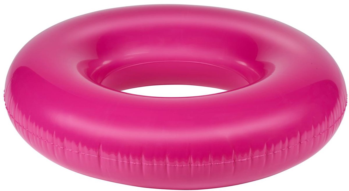 Eddy Toys Schwimmring ø 90 cm – Schwimmring bis 65 kg – Schwimmring mit Reparaturflicken – Schwimmring – aufblasbarer Schwimmring – aufblasbarer Schwimmring für Schwimmbad – rosa lila