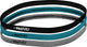 Avento Sport-Haarband elastisch – 3 Stück – blau schwarz grau – rutschfest