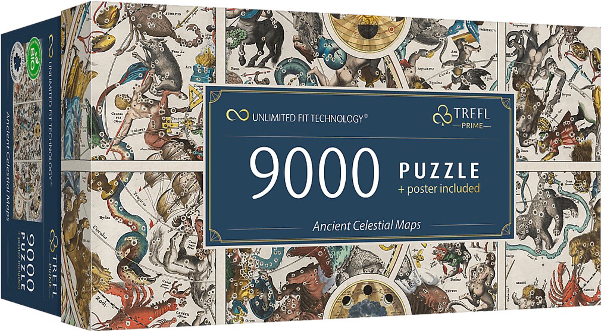 Trefl Puzzle alte Himmelskarten – nostalgisches Kartenpuzzle.