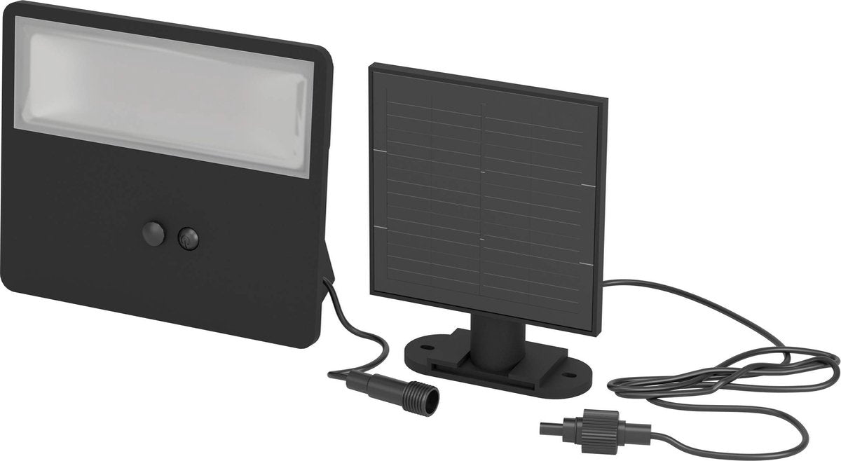 Eglo Panettieri Solar-Außenwandleuchte - LED - 17 cm - Schwarz