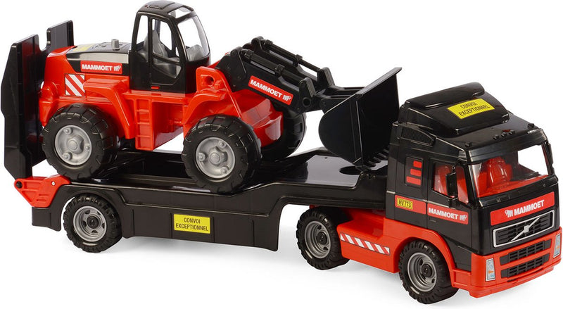 Cavallino Mammoet Truck mit Anhänger und Bagger