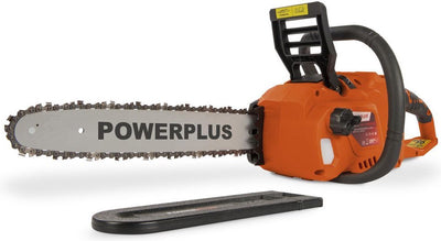 Powerplus Dual Power Akku-Kettensäge POWDPG7576 – 40 V Akku-Astsäge, ohne Akku und Ladegerät, 35 cm Sägeblatt, automatische Kettenschmierung, Gartengeräte