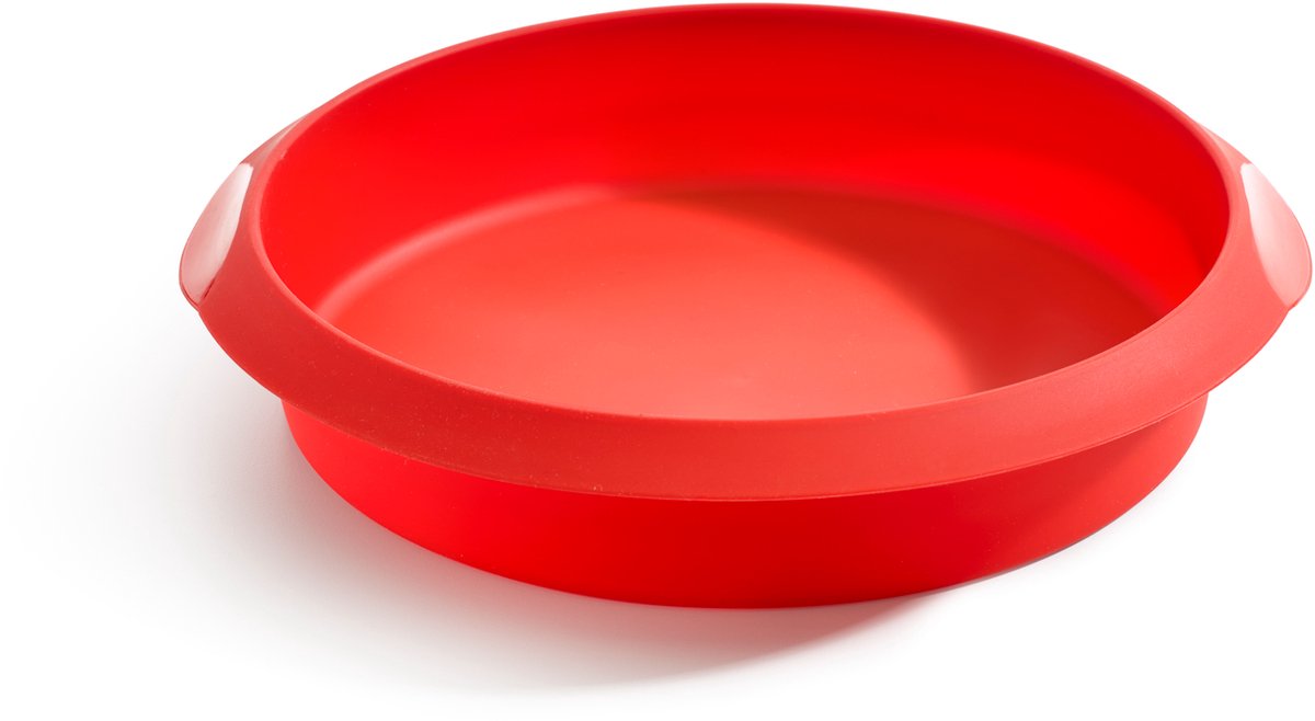 Lékué Kuchenform rund ø 20 cm - Silikon - Rot