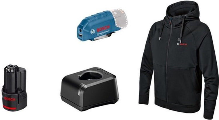 Bosch ghh 12+18v xa xl kit beheizter Kapuzenpullover im Karton – 06188000ge