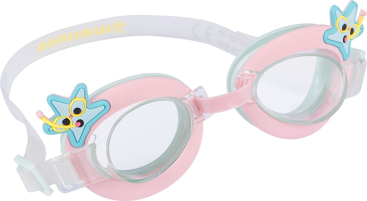 Waimea Schwimmbrille - Kinder - mit Cartoon - UV-Schutz - Pink