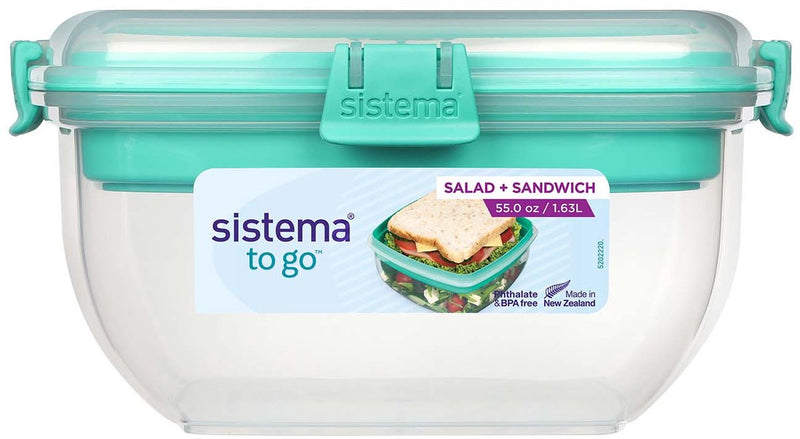 Sistema to go Salatsandwich – blau