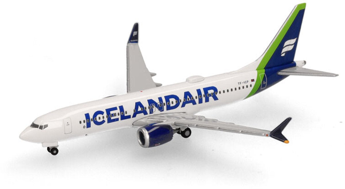 Herpa Boeing 737 Max 8 Islandair Green Tail Landmannalaugar