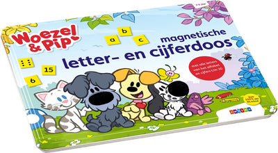 Woezel und Pip Woezel Pip Magnetische Buchstaben- und Zahlenbox