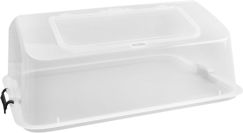 Elho Green Basics Grow Garden Grow House L – Deckel für Growbox – 100 % recycelter Kunststoff – 65,5 x 48,3 x 29,2 cm – transparent