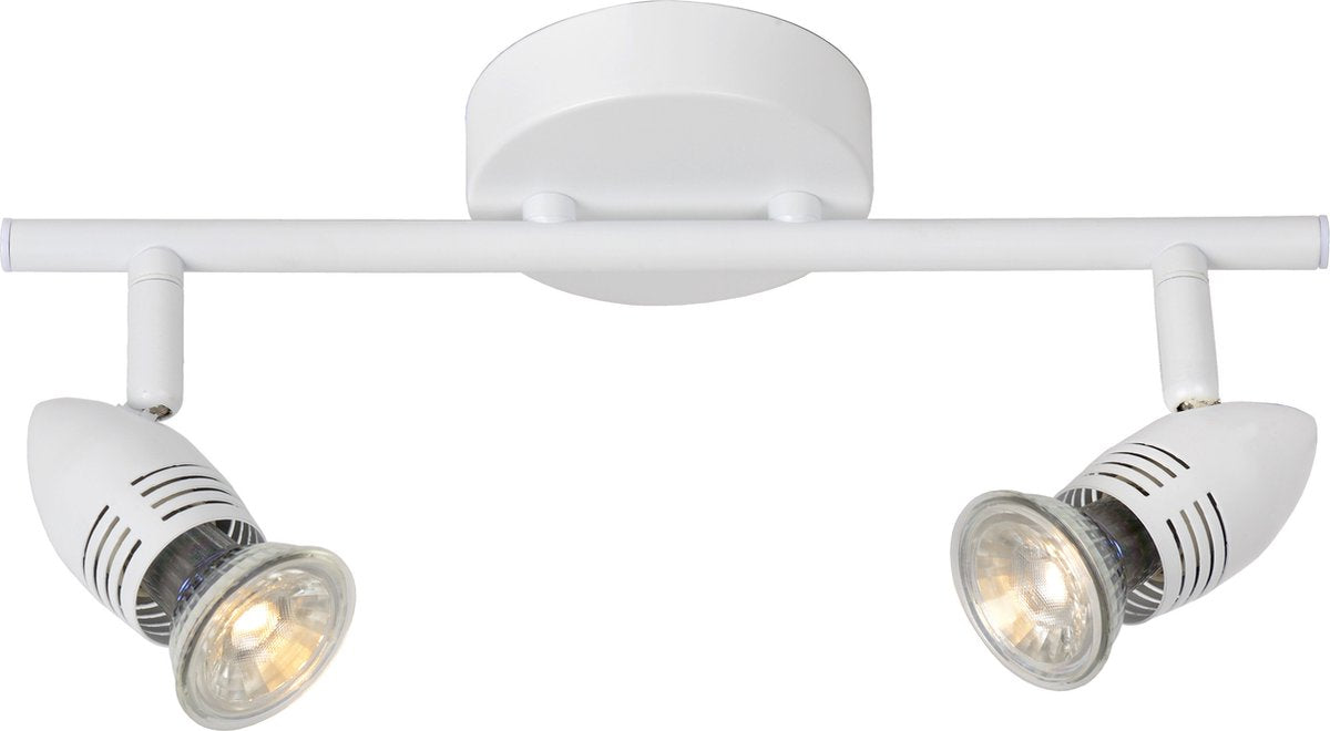 Lucide caro-led - Deckenstrahler (Deckenleuchte) - LED - GU10 - 2x5W 2700K - Weiß