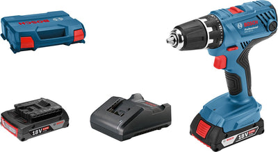 Bosch - GSR 18V-21 - Akku-Bohrschrauber 18 Volt 2,0 Ah Li-Ion im L-Koffer