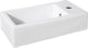 Differnz Hura L-Brunnen – Keramik – 40 x 22 x 11,5 cm – weiß