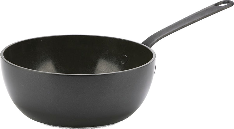 Greenpan Craft Aluminium-Kochtopf ohne Deckel ø20 cm – 2,0 l – PFAS-frei – Schwarz – Induktions- und spülmaschinengeeignet – ofenfest bis 220 ° – gehärtetes Aluminium – Edelstahlgriffe – größere Backfläche