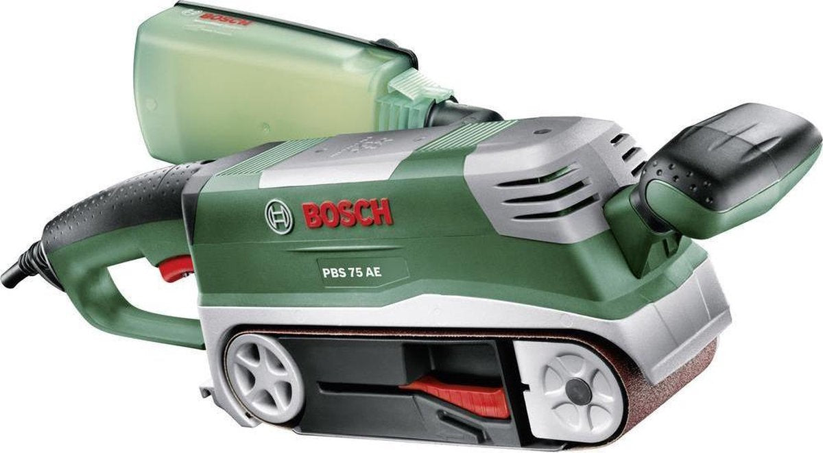 Bosch PBS 75 AE Bandschleifer – kabelgebunden – 750 W – mit Parallel- und Gehrungsanschlag
