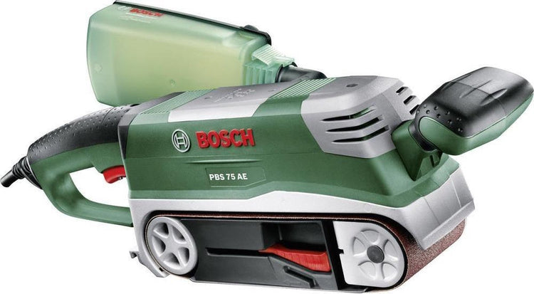 Bosch PBS 75 AE Bandschleifer – kabelgebunden – 750 W – mit Parallel- und Gehrungsanschlag