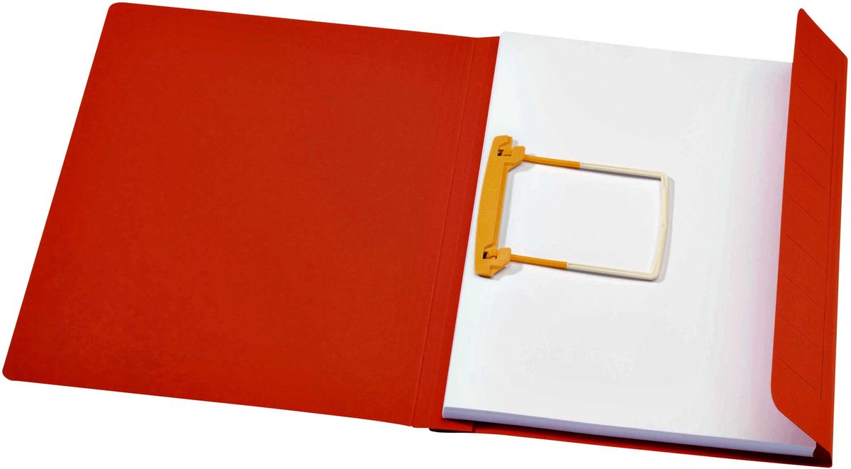 Jalema secolor Klemmmappe für Größe A4 (31 x 25 23 cm) rot: Umkarton mit 50 Stück