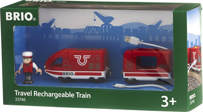 Brio wiederaufladbarer roter Personenzug mit USB-Kabel – 33746