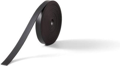 Nobo Magnetstreifen selbstklebend – für Whiteboard – 5 Meter x 10 mm – Schwarz