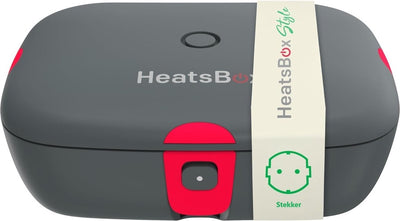 Faitron – Heatsbox-Stil – elektrische Lunchbox – Edelstahl – beheizte Lunchbox – für warme Mahlzeiten – verschiedene Fächer – 220 V