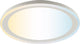 Brilliant Pederson - Deckenleuchte - LED 10 W - CCT - 3000 K-6500 K - dimmbar - Nachtlicht - Timer - Fernbedienung - Weiß