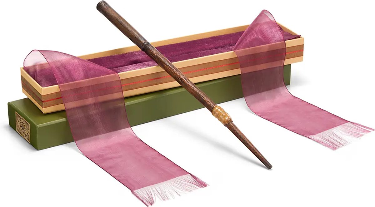 Noble Collection Harry Potter – Ron Weasley Ron Weasleys erster Zauberstab, Nachbildung des Zauberstabs in der Ollivanders-Box