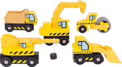 Bigjigs Holz Arbeitsfahrzeuge, 5..