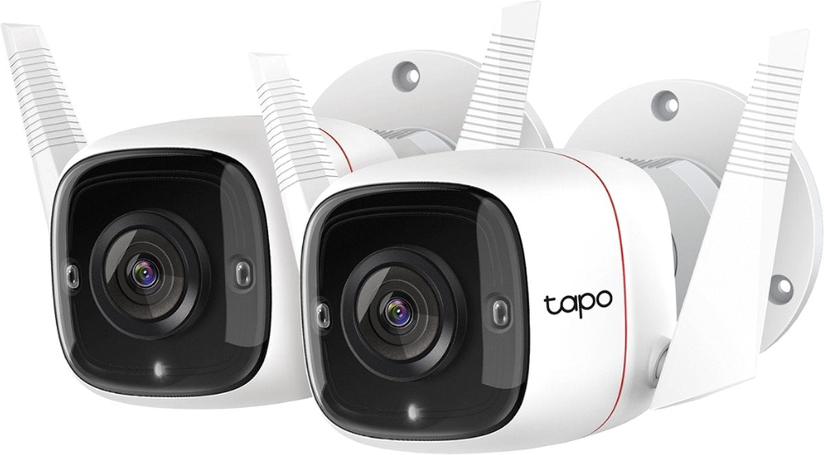 Tp-Link Tapo C310 Outdoor-Überwachungskamera – 2K – Sternenlicht-Nachtsicht-Heimsicherheits-WLAN – Weiß – 2er-Pack