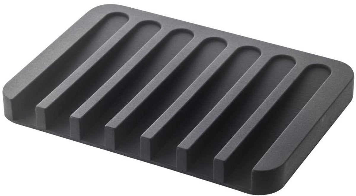 Yamazaki Flow Seifenschale Silikon – Schwarz