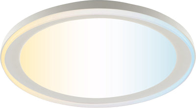 Brilliant Pederson - Deckenleuchte - LED 10 W - CCT - 3000 K-6500 K - dimmbar - Nachtlicht - Timer - Fernbedienung - Weiß