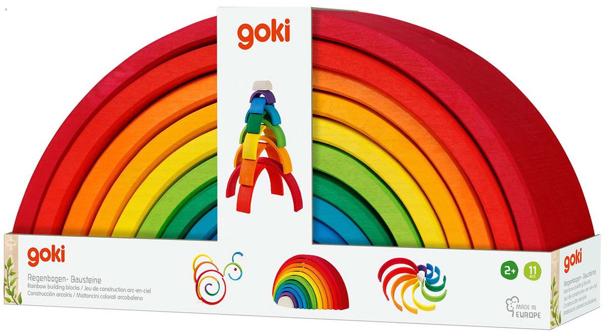 Goki Regenboog Bausteine, 11dlg.