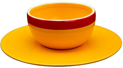 Einteilige Unisex-Tabletts mit Strohhut – Rot-Orange – Standard