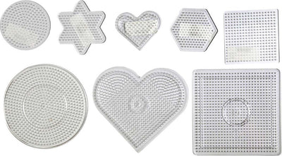 Creativ Company Grundplatte, Größe 7-15 cm, mittel, klar, 8 Stück 1 Box